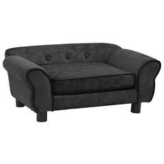 NNEVL Dog Sofa Dark Grey 72x45x30 cm Plush-1