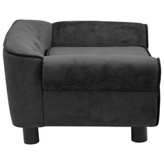 NNEVL Dog Sofa Dark Grey 72x45x30 cm Plush-2
